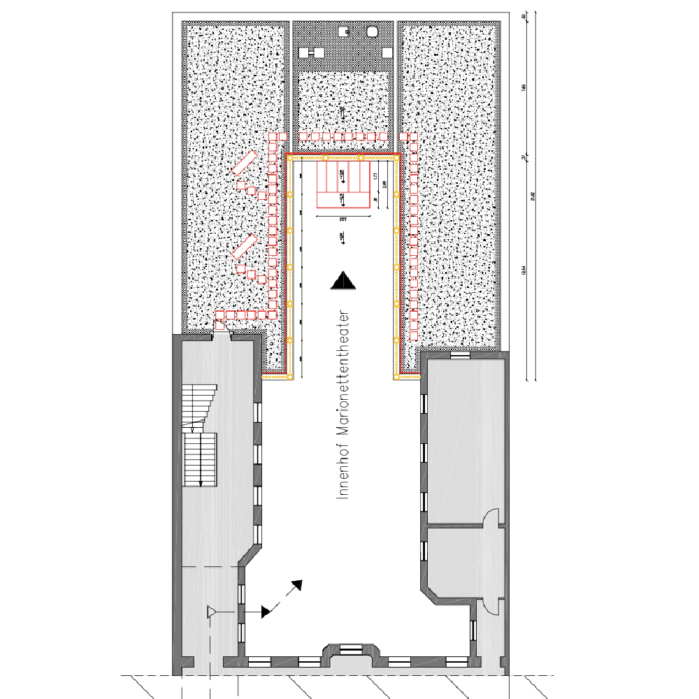 Umbau Marionettentheater